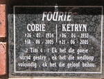 FOURIE Cobie 1934-2005 & Ketryn 1932-2005