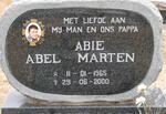 ? Abie Abel Marten1965-2000