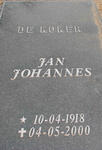 KOKER Jan Johannes, de 1918-2000