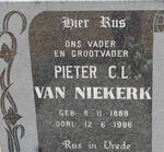 NIEKERK Pieter C.L., van 1888-1986