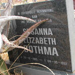 BOTHMA Susanna Elizabeth 1905-1992