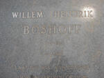 BOSHOFF Willem Hendrik 1930-1995