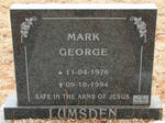 LUMSDEN Mark George 1976-1994