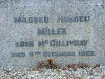 MILLER Mildred Hobden nee McGILLIVRAY -1962