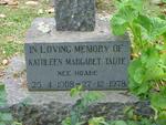 TAUTE Kathleen Margaret nee HOARE 1908-1978