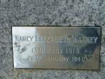 WATNEY Nancy Elizabeth 1913-1940