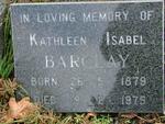 BARCLAY Kathleen Isabel 1879-1975