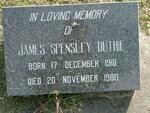 DUTHIE James Spensley 1918-1980
