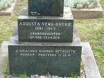 DUTHIE Augusta Vera 1881-1963