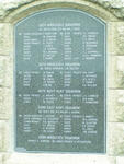 3. Plaque on War Memorial