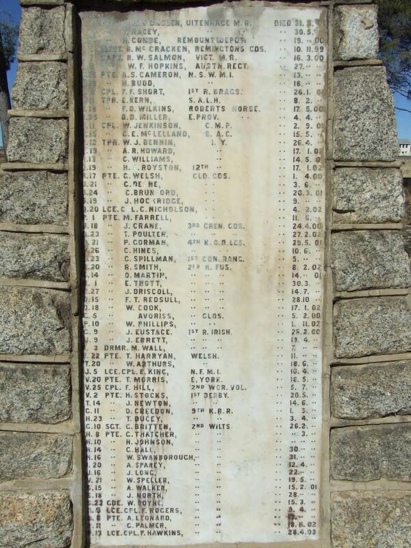 6. Plaque with list of names