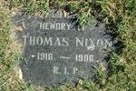 NIXON Thomas 1916-1986