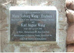 WANG Karl August 1907-1990 & Marie Valborg ERICHSEN 1916-2002