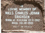 ERICHSEN Niels Charles Johan 1912-1931