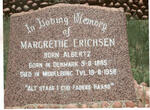 ERICHSEN Margrethe nee ALBERTZ 1885-1958
