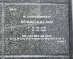 BATE Richard C.K.H.T. 1919-2006
