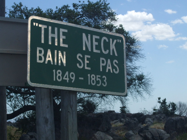 1. BAIN SE PAS "The Neck" 1849-1853