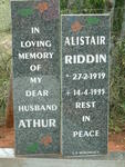 RIDDIN Athur Alistair 1919-1995 