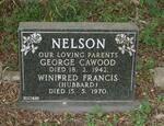 NELSON George Cawood -1942 & Winifred Francis HUBBARD -1970