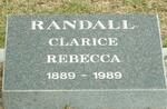 RANDALL Clarice Rebecca 1889-1989