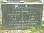 ROBERTS Cecil 1903-1976 & Cath 1905-1978