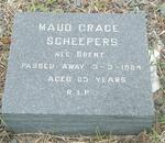 SCHEEPERS Maud Grace nee BRENT -1984
