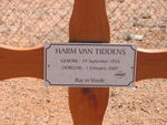 TIDDENS Harm, van 1934-2007