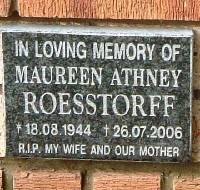 ROESSTORFF Maureen Athney 1944-2006