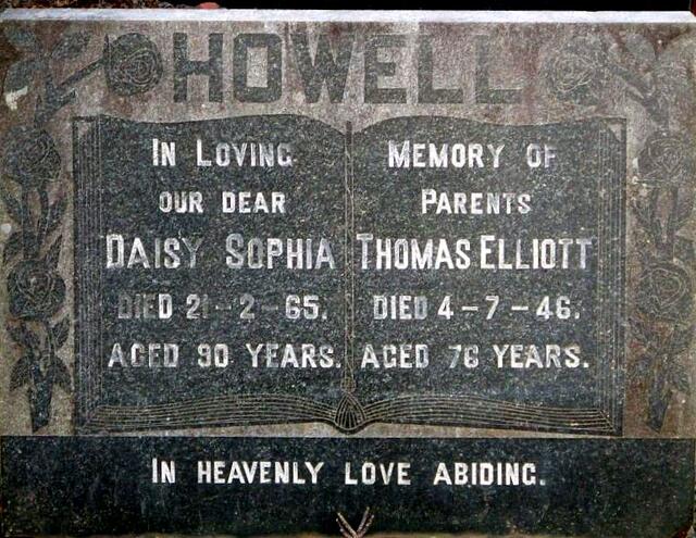 HOWELL Daisy Sophia - 1965 :: HOWELL Thomas Elliott - 1946