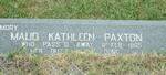 PAXTON Rex Alexander -1975 & Maud Kathleen -1965 
