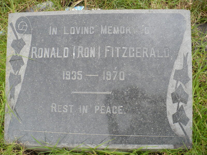 FITZGERALD Ronald 1935-1970