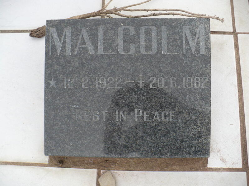 WOLLENSCHLAEGER Malcolm 1922-1982