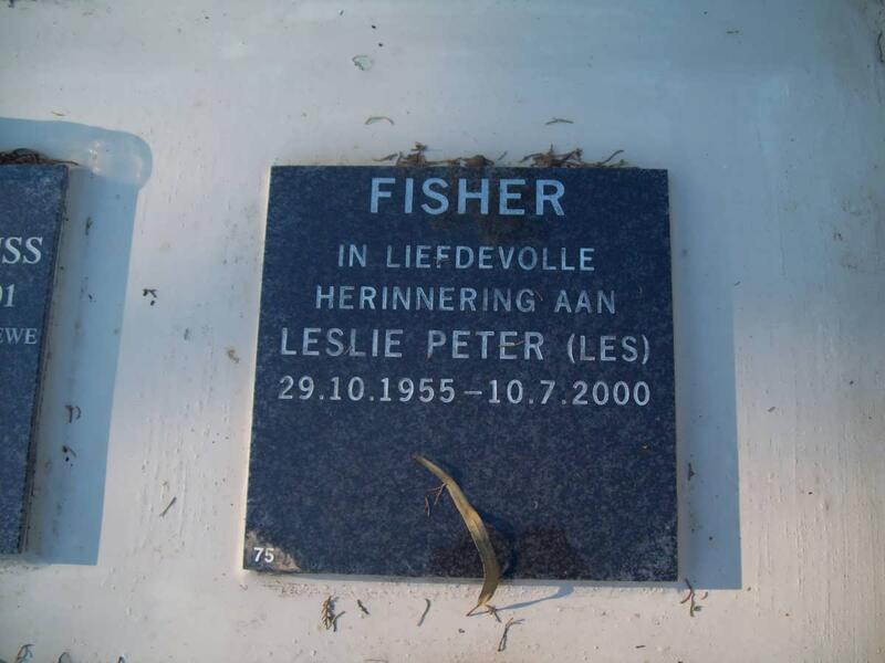 FISHER Leslie Peter 1855-2000