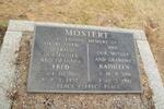 MOSTERT Fred 1907-1977 & Kathleen 1916-1992