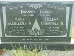 BOTHA Johannes Jacobus 1887-1979 & Maria Magdalena S. 1885-1925,  Helena Christina H. 1889-1976