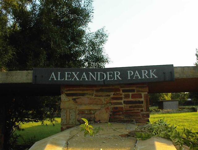 1. Alexander Park