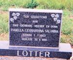 LOTTER Isabella Gerhardina Salomina 1823-1990