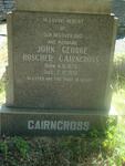 CAIRNCROSS John George Roscher 1875-1952