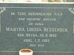 BESSENGER Martha Louisa nee BOTHA 1893-1965