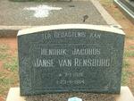 RENSBURG Hendrik Jacobus, Janse van 1919-1964