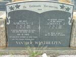 WESTHUIZEN Martinus J., van der 1913-1973 & Johanna J. 1917-1967