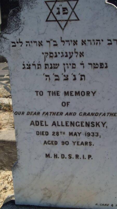 ALLENGENSKY Adel -1933