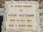 MATTERSON Victor 1884-1956
