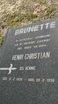 BRUNETTE Henri Christiaan 1926-1990