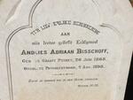 BISSCHOFF Andries Adriaan 1868-1898