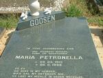 GOOSEN Maria Petronella 1913-1996