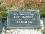 HAMMAN Lief Hanman 1912-1977