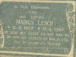 LESCH Marius 1957-1968