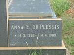 PLESSIS Anna E., du 1926-1969