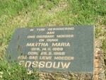 ROSSOUW Martha Maria 1889-1968